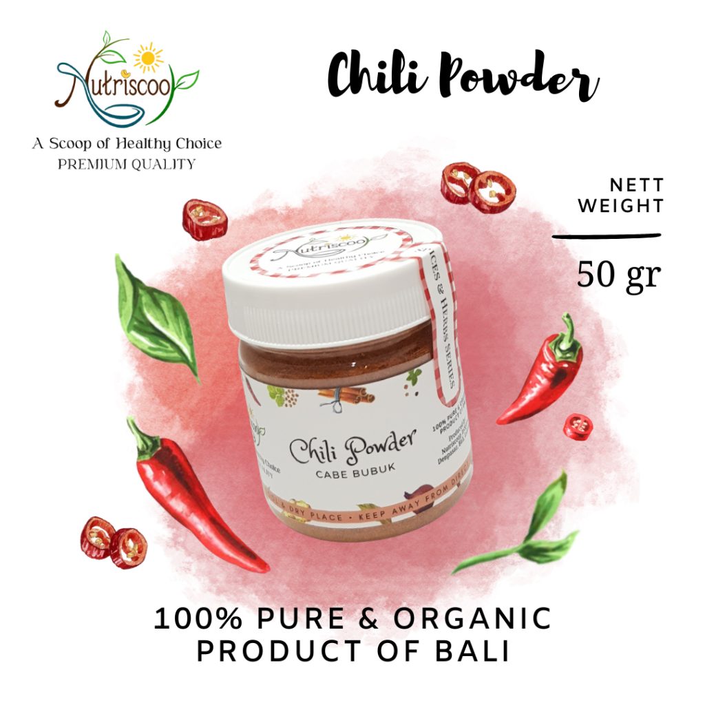 

PREMIUM Cabai Bubuk/ Chili Powder, MURNI 100%