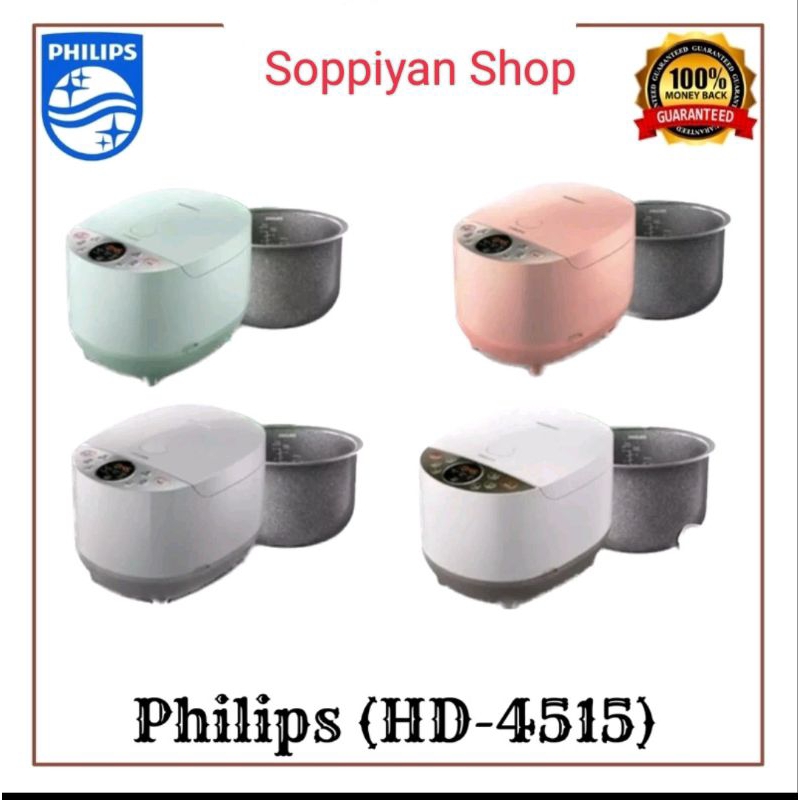 Philips Rice Cooker Digital Daily Collection 1.8 Ltr - HD4515/33