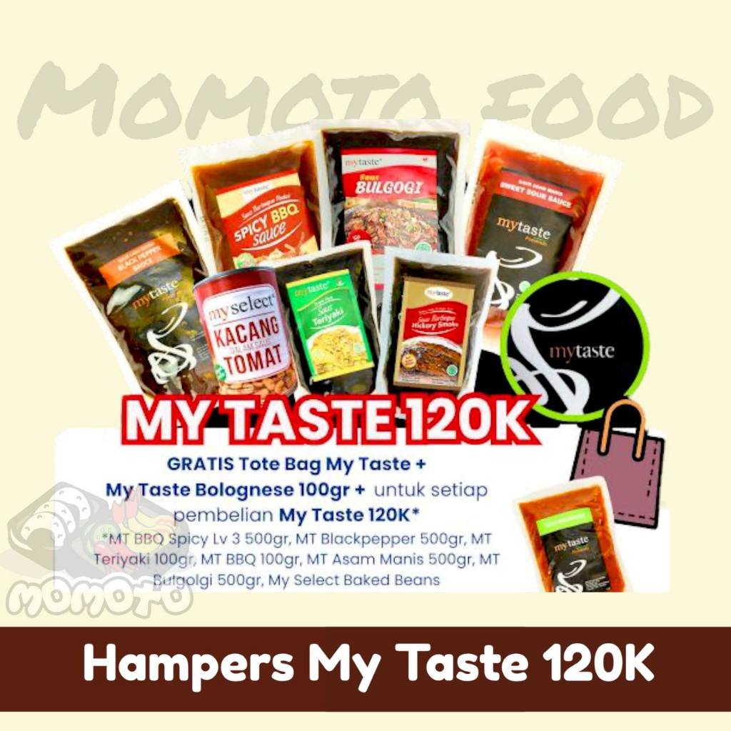 

Paket Hampers My Taste Saus Halal 120K Korean Barbeque Korbeq BBQ