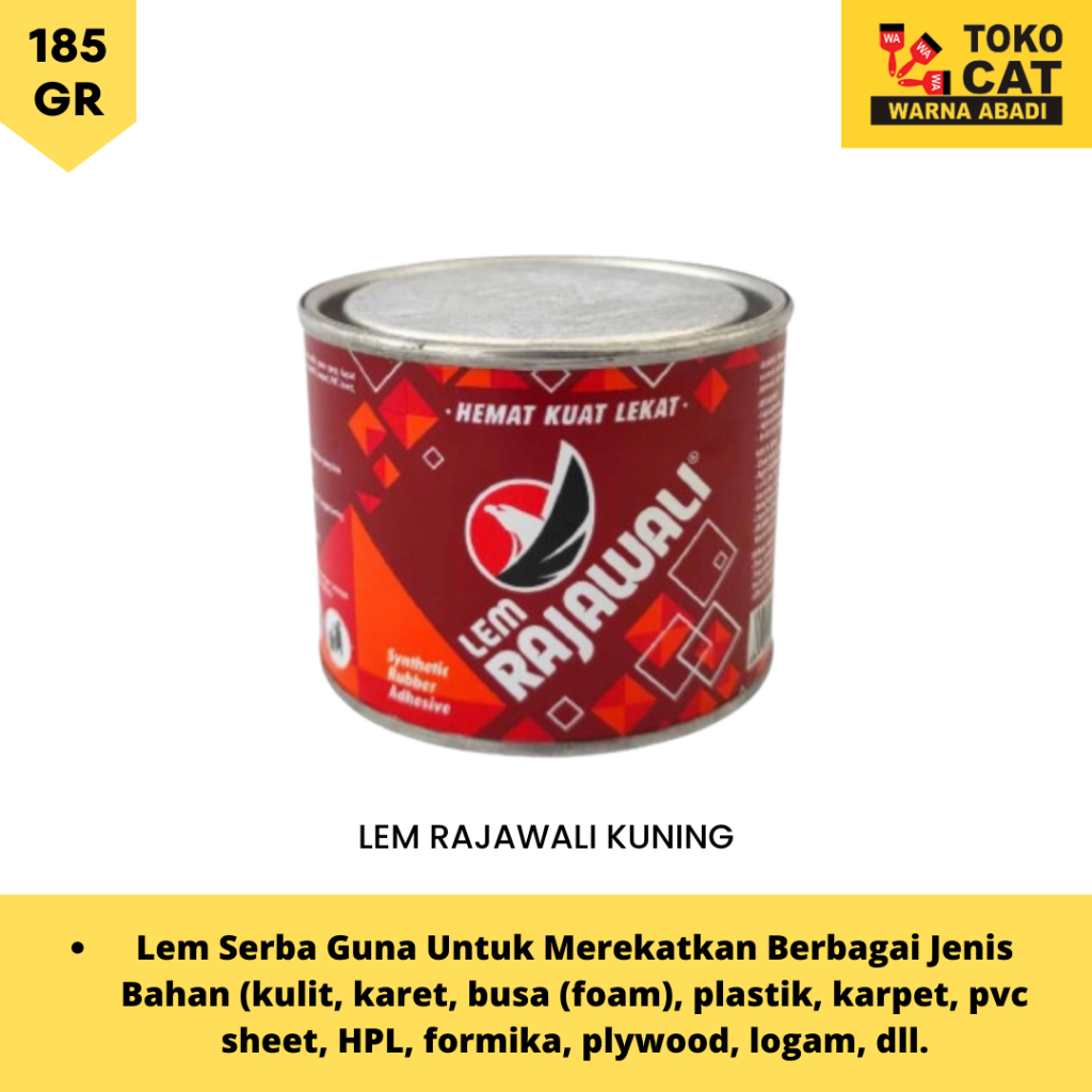 Lem Rajawali Kuning 185 Gram