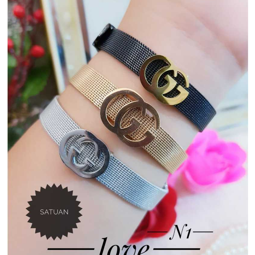 Gelang Tangan Titanium Model Jam