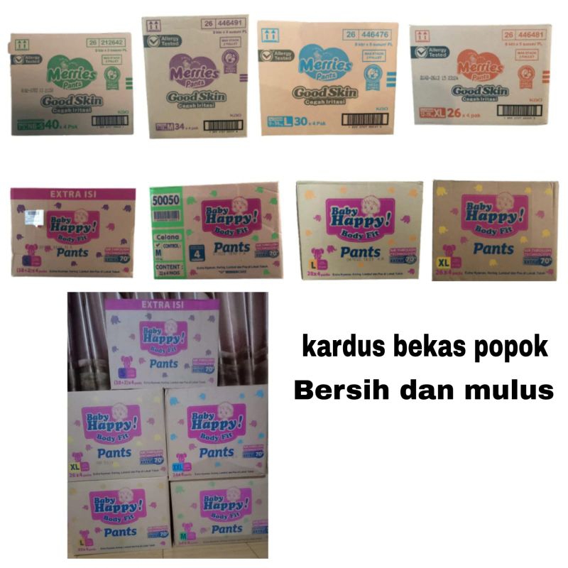 

Ekstra packing kardus, Kardus bekas mulus, kardus bekas popok bersih dan bagus.