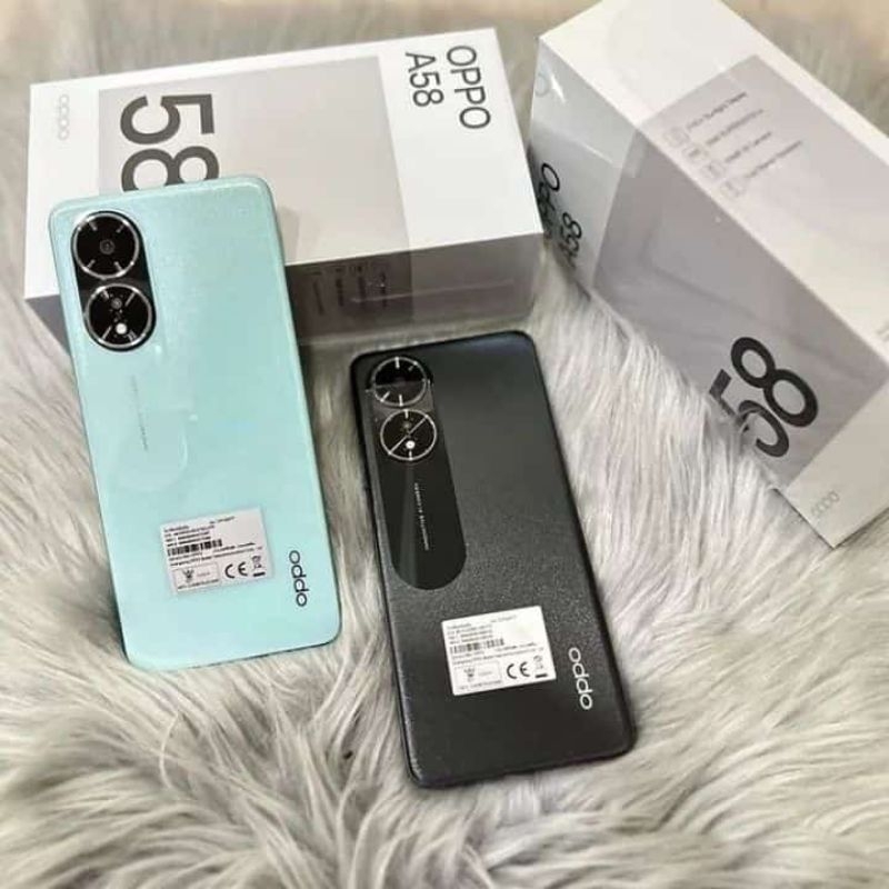 NEW ARIVVAL OPPO A58 RAM 6GB & 8GB PENYIMPANAN 128GB BATREY 5000MAH CES 33WATT SUPERVOOC.