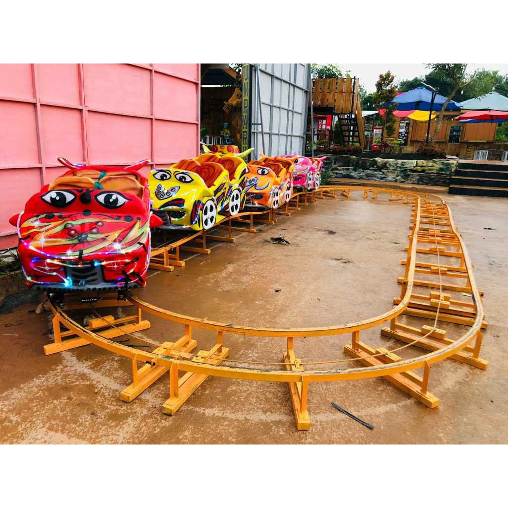 ODONG ODONG Kereta Lantai Mini Coaster Rell Naik Turun