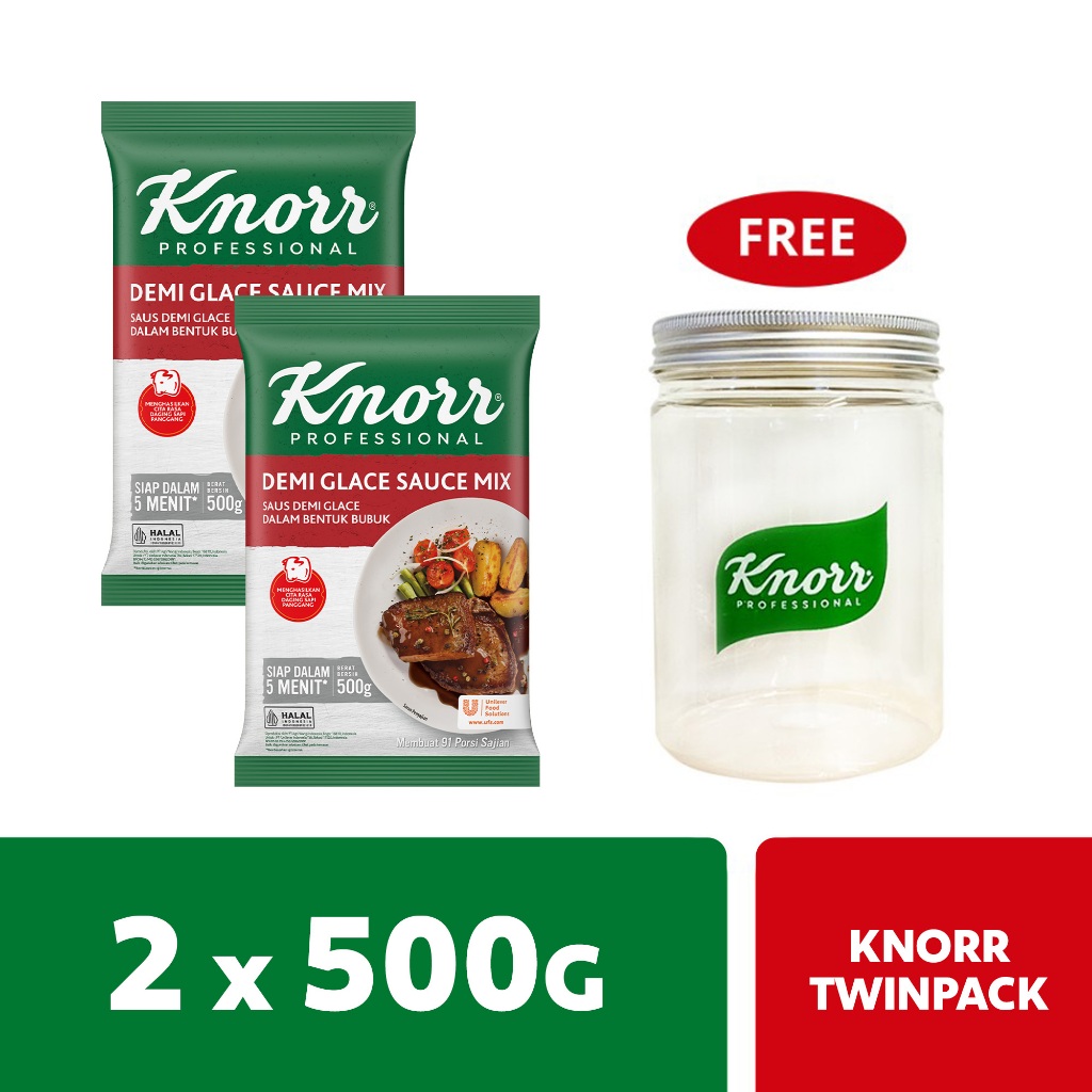 

Knorr Saus Demiglace 500G (X2) Free Toples Knorr