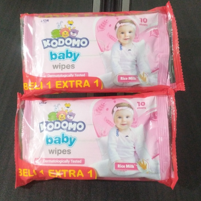 KODOMO TISSUE BASAH 10 SHEET JUAL SATUAN