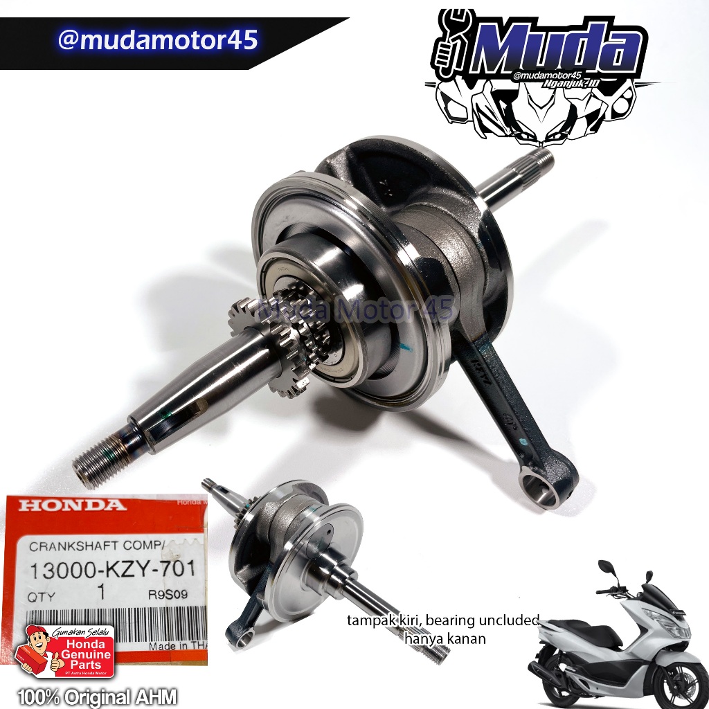 KRUK AS PCX 150 CBU THAILAND PNP VARIO 150 STANG BANDUL13000-KZY-701-K59-A70 CRANKSHAFT SET BEARING 