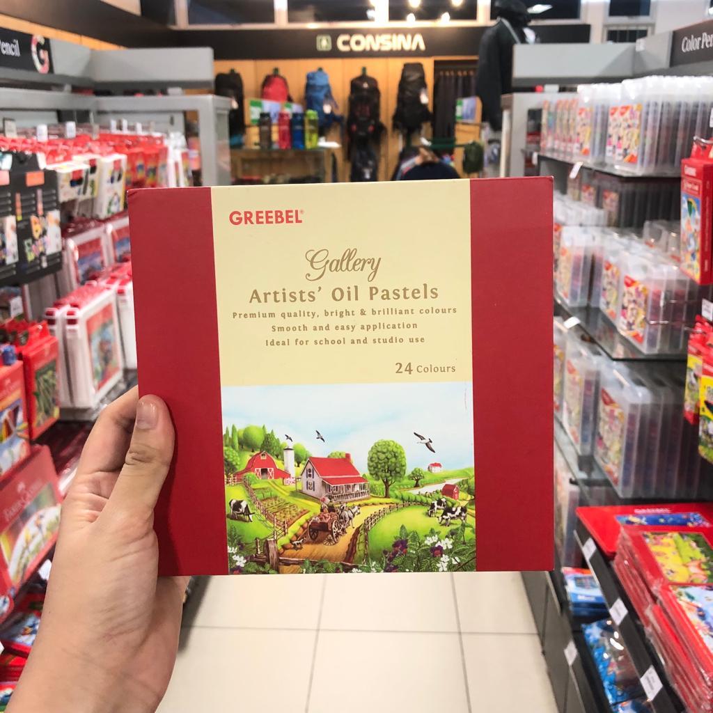 

Gramedia - Greebel Artist Oil Pastel/crayon/krayon 24 Warna