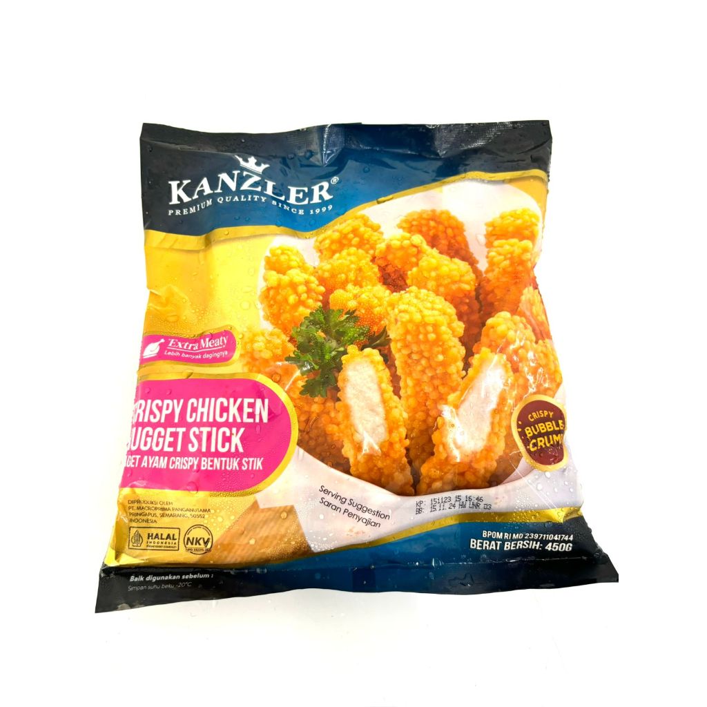 

Kanzler Stick Crispy Chicken Nugget Stikie 450 Gram