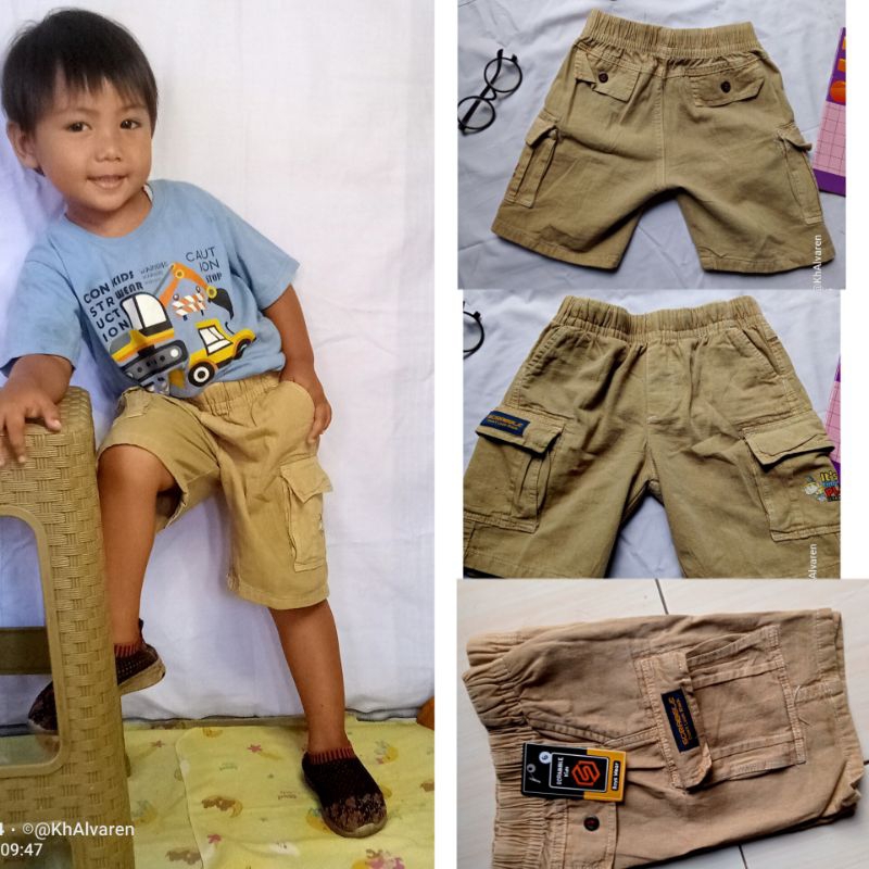 Celana Pendek Cargo Premium/Celana Cargo Viral by SCRABBLE KIDS