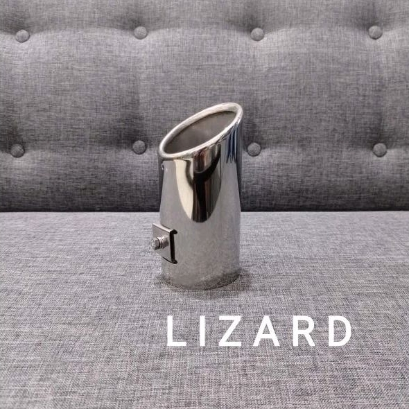 buntut knalpot innova reborn 2016-2023/sambungan buntut knalpot toyota innova reborn chrome/muffler 