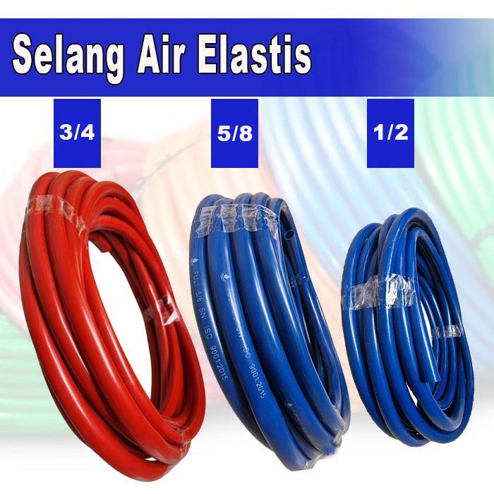 Selang Air Elastis Lentur Warna - Selang Air Doff Elastis Tebal 1mm - Selang Air Taman
