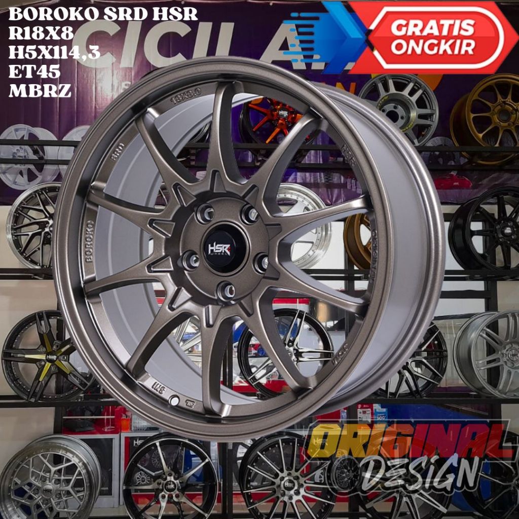 Velg Mobil Ring 18 CE28 HSR SRD R18 XFORCE , INNOVA , XPANDER , ACCORD