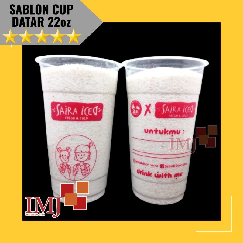 SABLON CUP 22oz STARINDO 8grm SABLON CUP 22 oz STARINDO 8gram