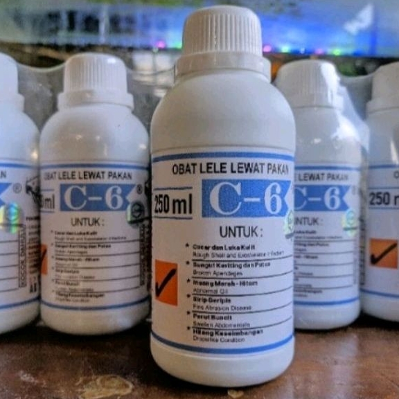 C-6 LELE 250ML OBAT CACAR SEMUA IKAN