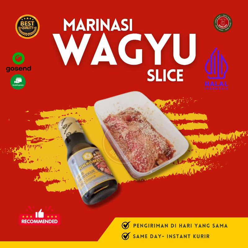 

Beef Wagyu Meltik Slice Marinasi 500gr | Daging Sapi Wagyu Meltik Slice | Beef Slice Wagyu Marinated | Wagyu Slice Marinasi Bumbu BBQ | Wagyu Meltik Slice Tipis Marinasi