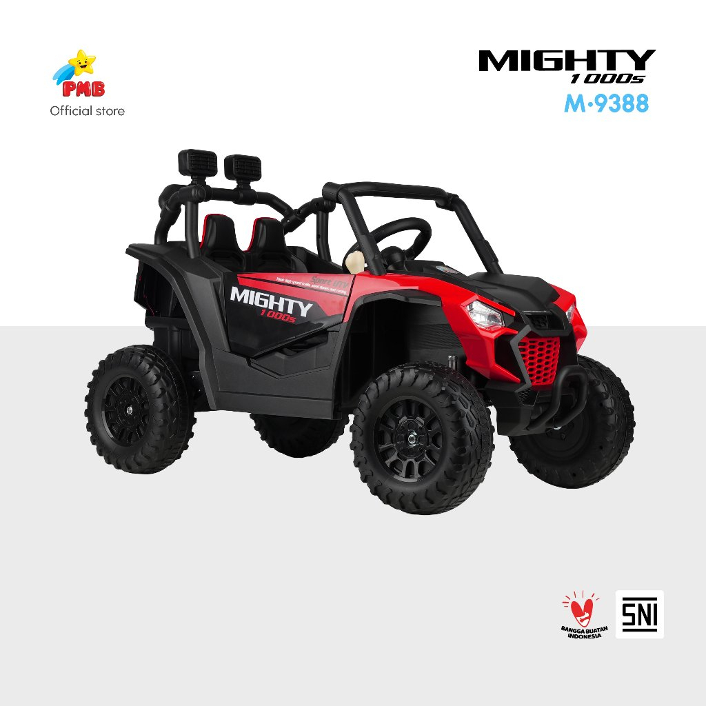 Mainan Anak Mobil Aki PMB MIGHTY 1000S ROVER OFFROAD M9388