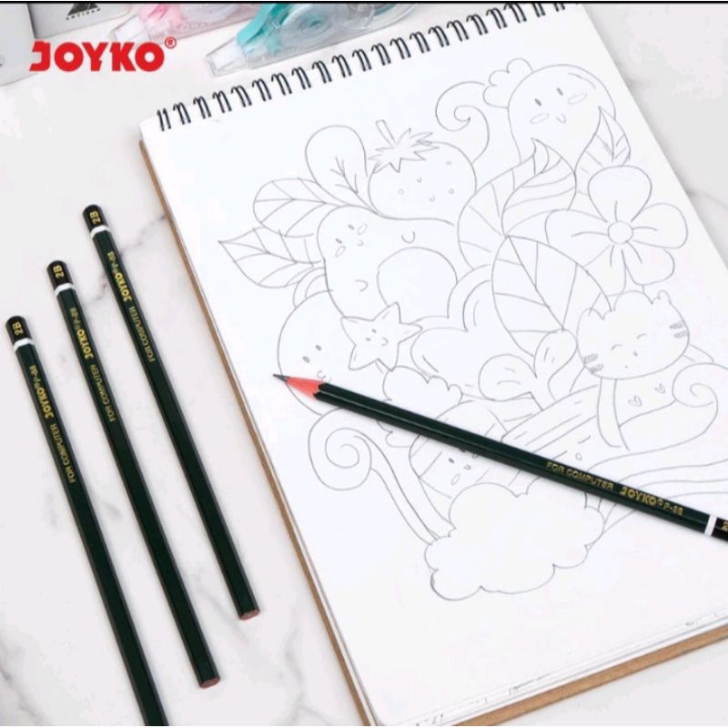 

Pensil 2B JOYKO P-88 isi 12pcs