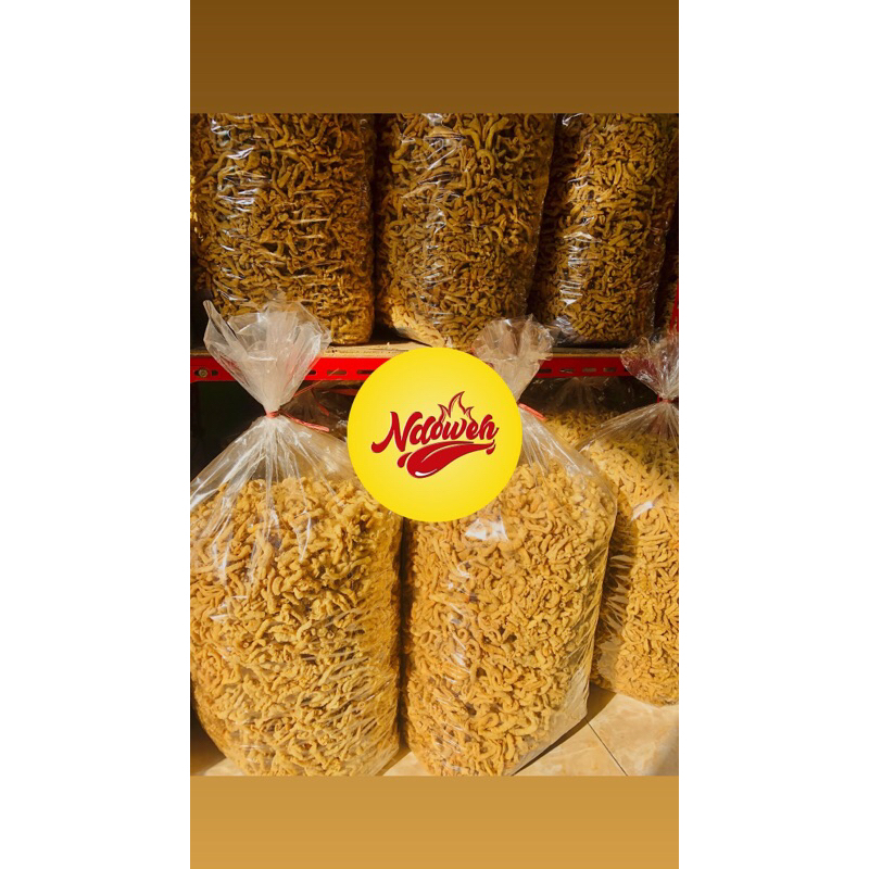 KERIPIK USUS 10kg TERMURAH, HARGA GROSIR|| JAJANAN KERING, KERIPIK USUS PEDAS DAUN JERUK