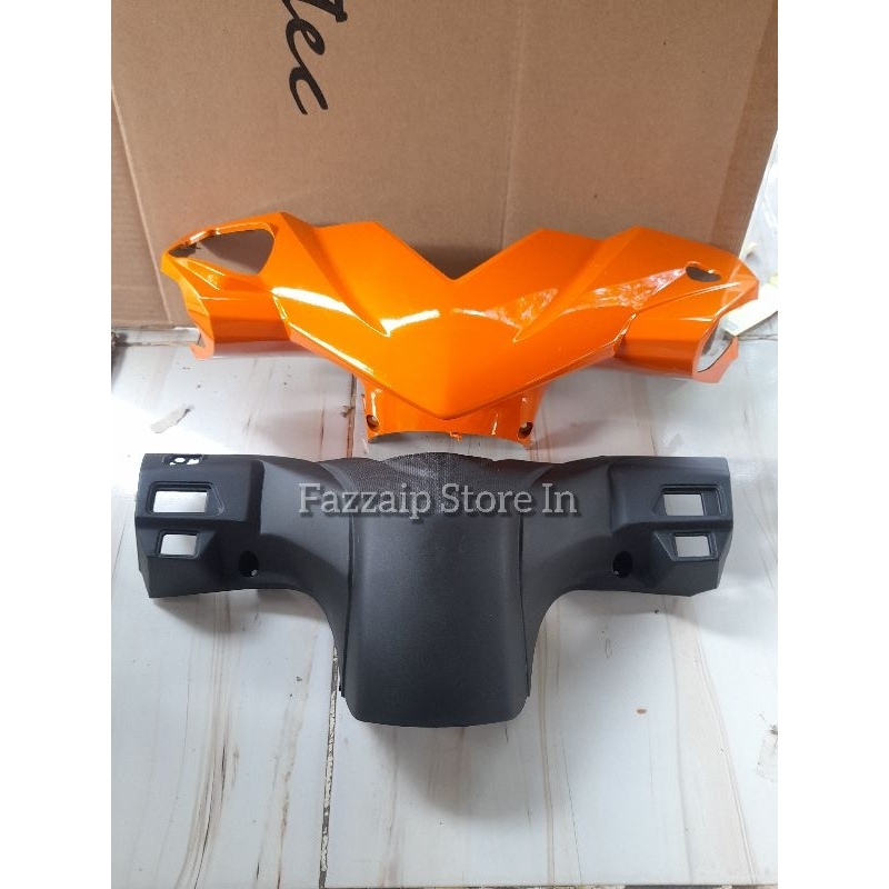 BATOK KEPALA DEPAN BELAKANG BEAT KARBU / KEPALA DEPAN BELAKANG BEAT KARBU WARNA OREN