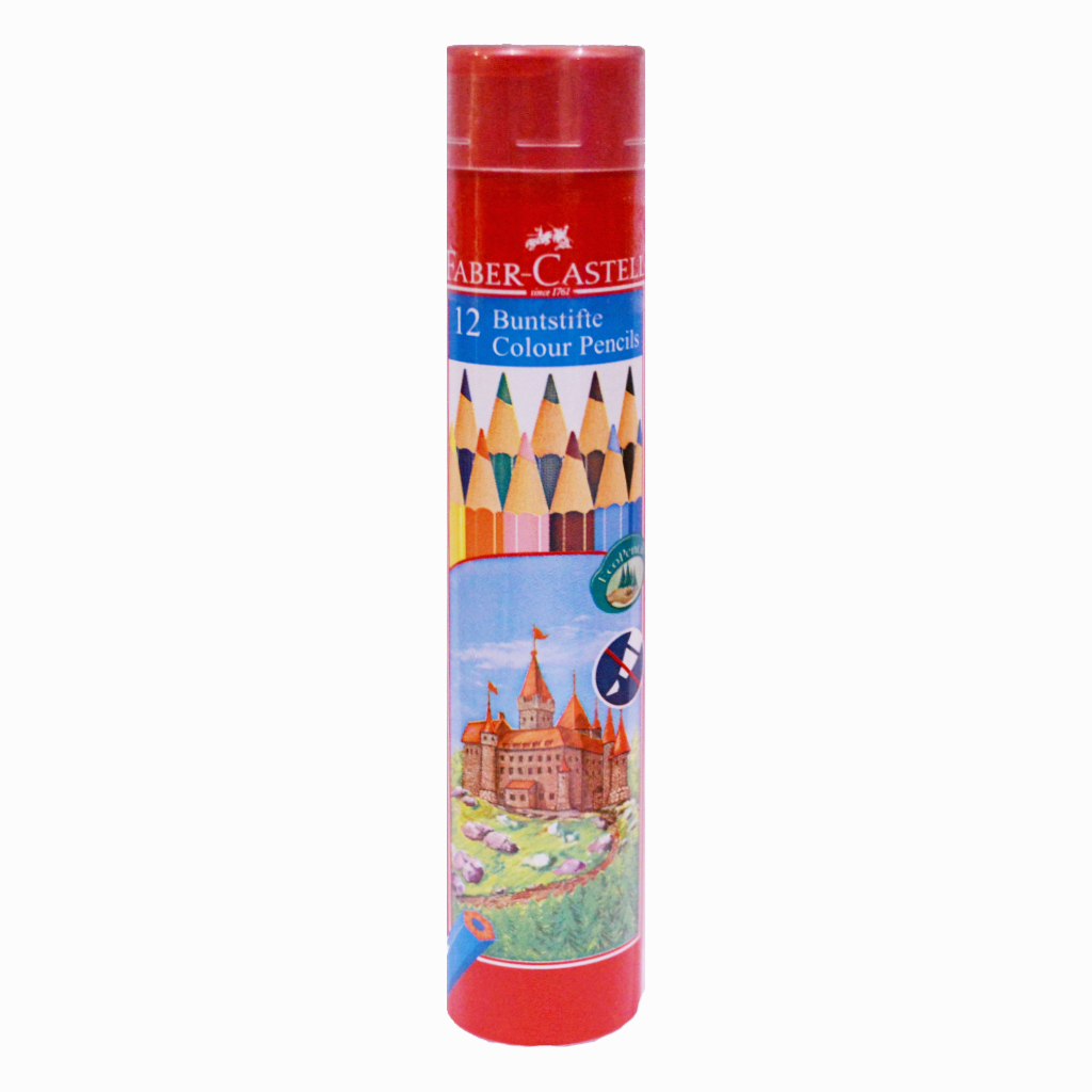 

Pensil Warna Faber Castell Classic 12 Warna Roundtin - Colour Pencils in Round Tin 12 Long
