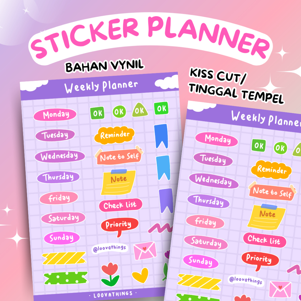 

Weekly Planner Sticker | Sticker Journal | Sticky Note Deco Sticker Month and weekly sticker sheet stiker KEUANGAN FINANCIAL STIKER NAMA HARI SUNDAY MONDAY WEEKALFABET ALPHABETH DAY STICKY NOTE POST IT bulan hari Date month daily sticker dekorasi jurnal