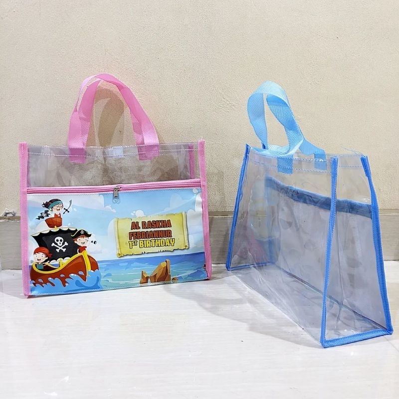 

TAS JINJING MIKA TEBAL / TAS SOUVENIR ULANG TAHUN PREMIUM / GOODIE BAG / TAS ULTAH ANAK