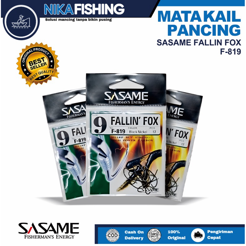 Kail Pancing Sasame Fallin Fox F-819 Mata Kail