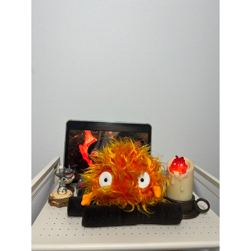 Large plush calcifer orange classic