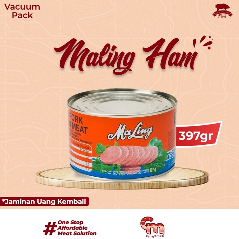 

[❋R72\] Maling Ham / Canned Pork Luncheon Meat Ham Langsung proses