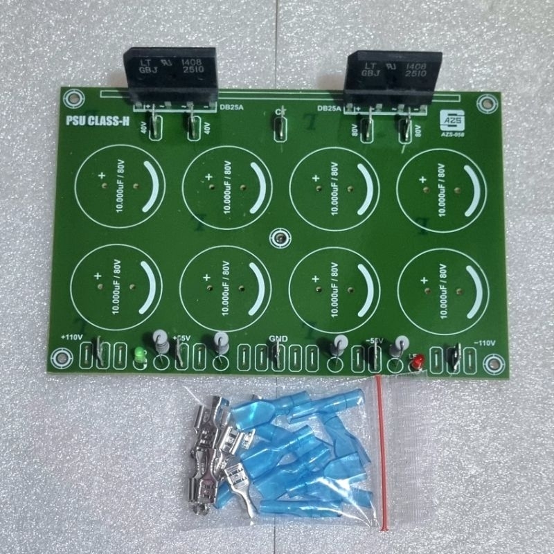PCB PSU 8 Elco Untuk Class H Plus Komponen