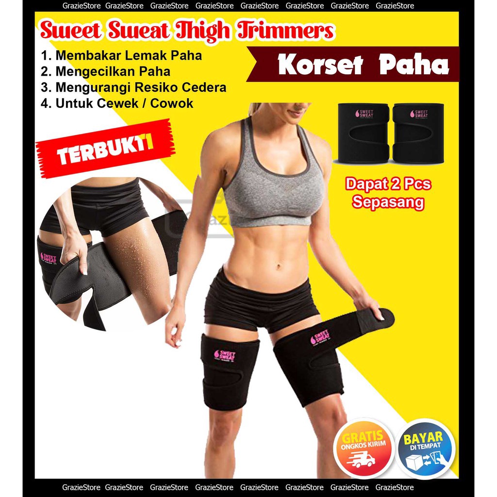 Star Korset Paha Pengecil Paha SWEET SWEAT THIGH TRIMMERS Korset Pengecil Paha murah