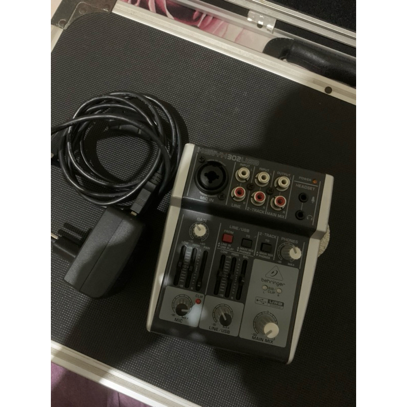 behringer xenyx 302usb mini mixer audio interface soundcard