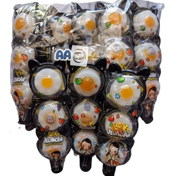 

[⁂E25➤] AAA JELLI 3 TELUR ISI 10 Barang Original