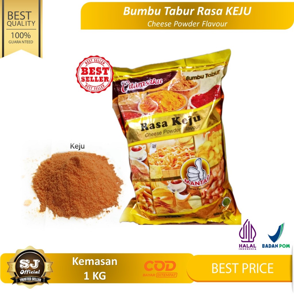

Bumbu Tabur CITARASAKU (1 KG) Rasa KEJU - BEST SELLER BPOM & HALAL