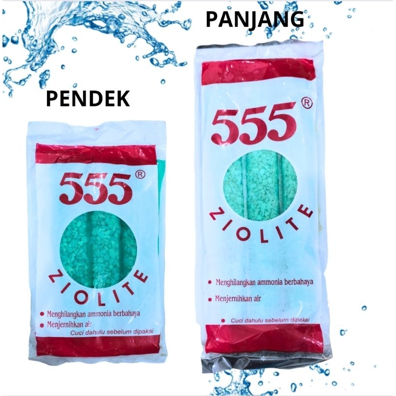 Media Filter Aquarium ZEOLITE PANJANG/PENDEK 555