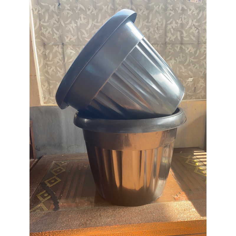RB pot 45 cm hitam jumbo besar untuk tabulampot termurah di pondok gede