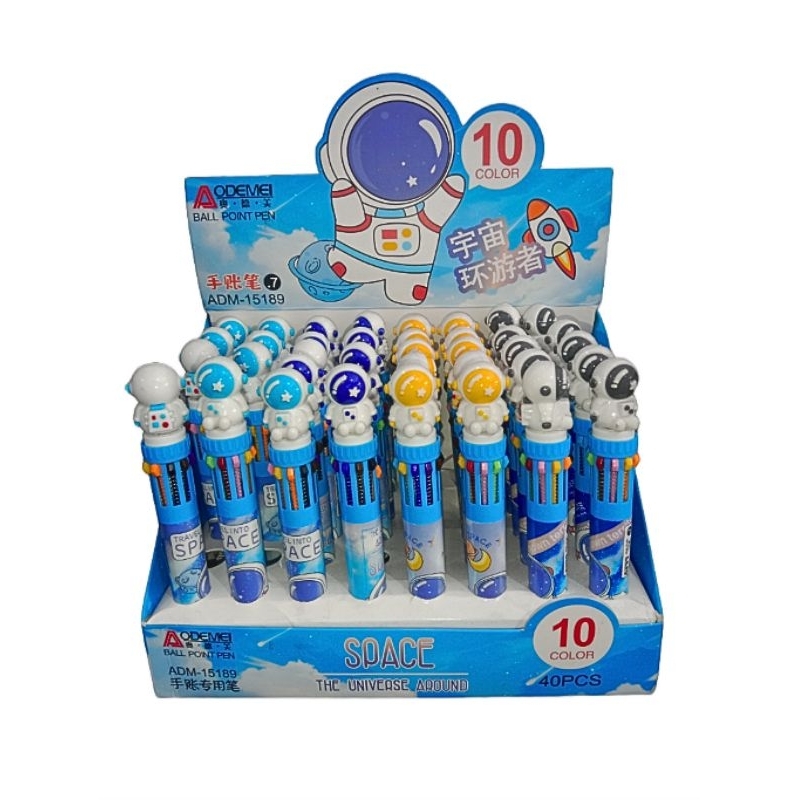 

Pulpen 10 Warna Karakter / Ball Point Pen ADM-15189