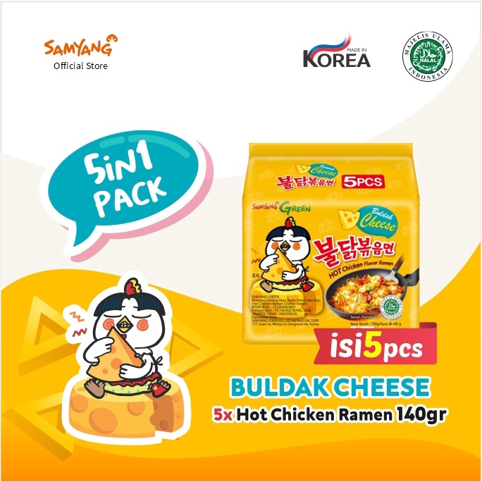 

12.12 sale 5 in 1 - Samyang Cheese buruan