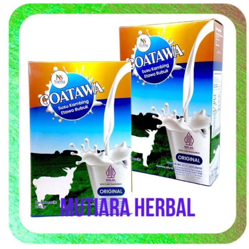 

Susu kambing etawa bubuk ettawa 2 paket susu kambing etawa GOATAWA murah dan enak