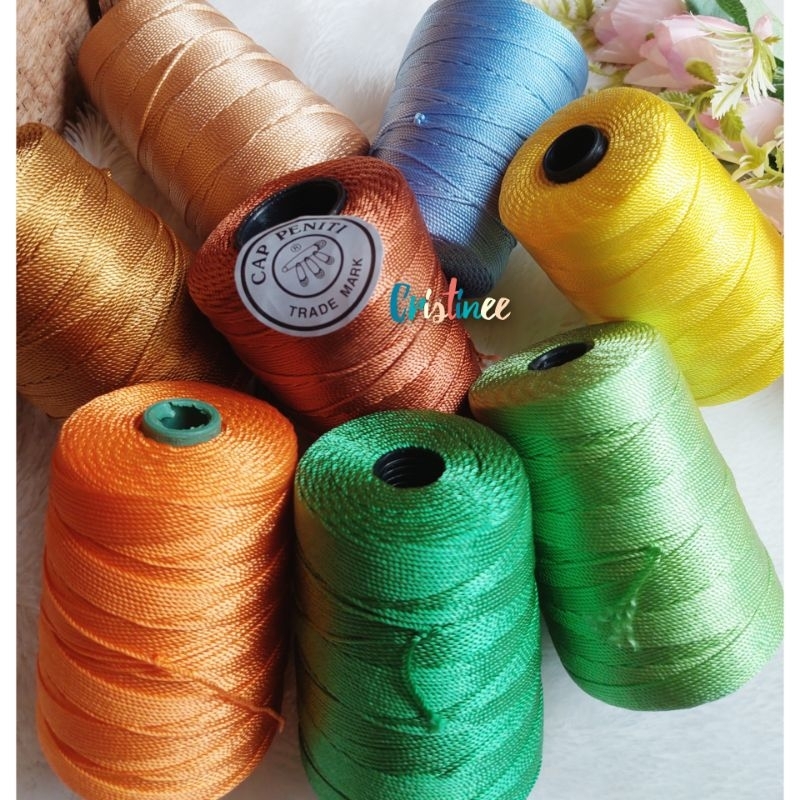 PROMO  HABISIN STOK Benang rajut cap nilon peniti D 27(per gulung )