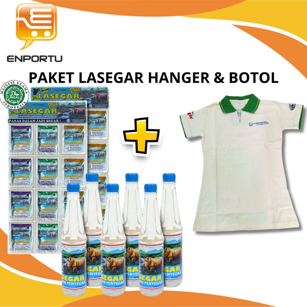 

Paket Lasegar Sachet Hanger dan Lasegar Botol 200 Ml - Minuman Penyegar