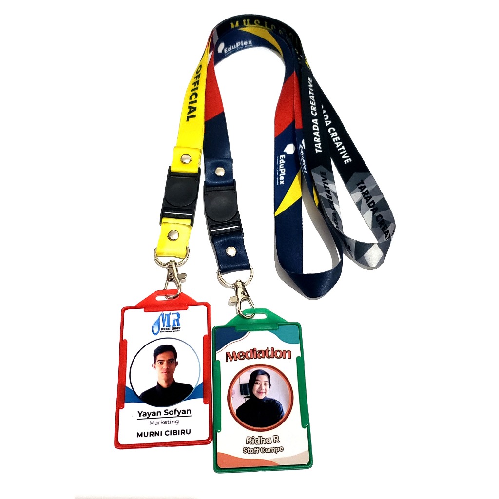 

PAKET SATU SET NAME TAG LANYARD 2cm + ID CARD + CASING BIASA MIN ORDER 10pcs
