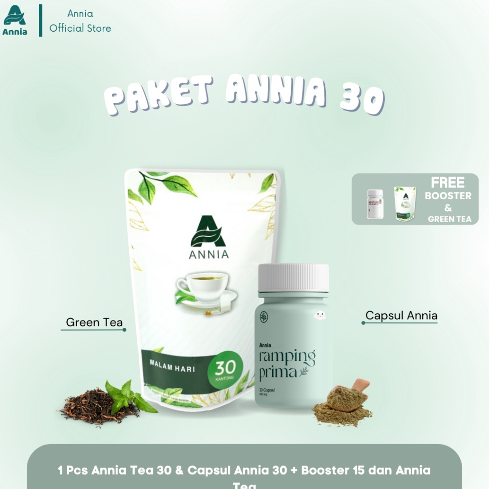 

S3ll3r ANNIA DIET Paket 30HARI turun 7-15kg ! BEST SELLER Original