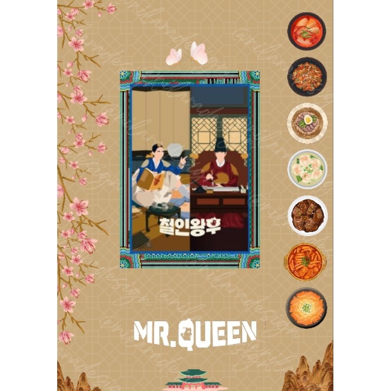

Mr.Queen - NOTE BOOK Hardcover CUSTOM DRAKOR-Foto cover depan belakang
