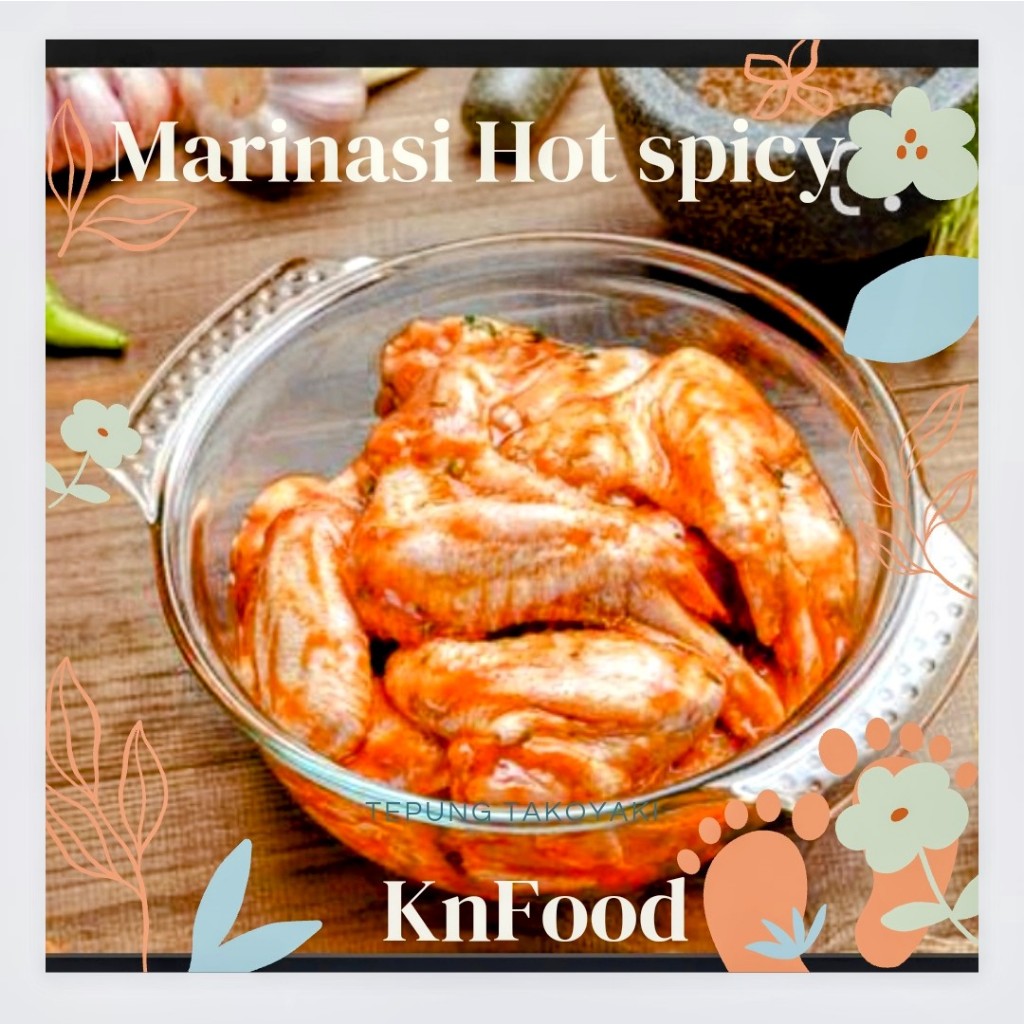 

Marinasi Ayam Fried Chicken - Marinasi Hot Spicy 1 Kg.