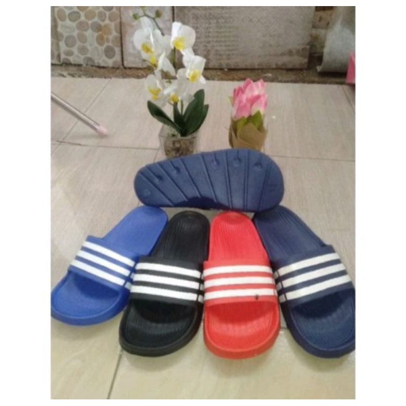 Sandal Sendal Slop Adidas Sandal Adidas Bahan Ringan Sandal Slop Laki Laki Sandal Adidas