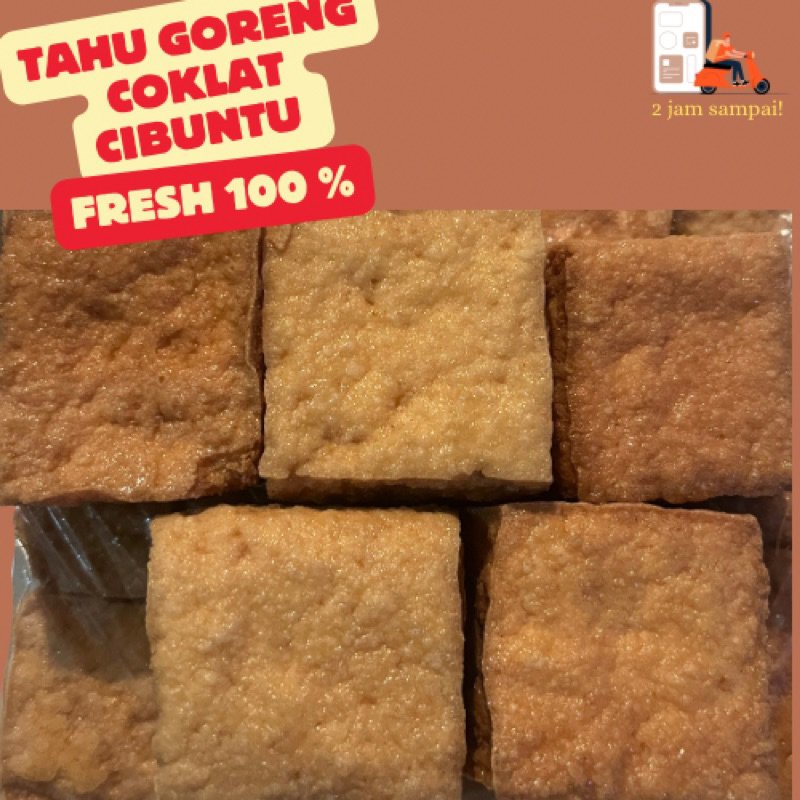 

Tahu Kering Coklat Khas Cubuntu satuan KIRIM INSTAN BANDUNG