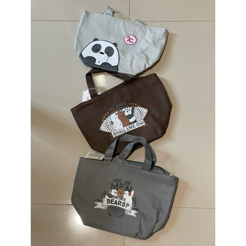 tas makan aluminium foil we bare bears