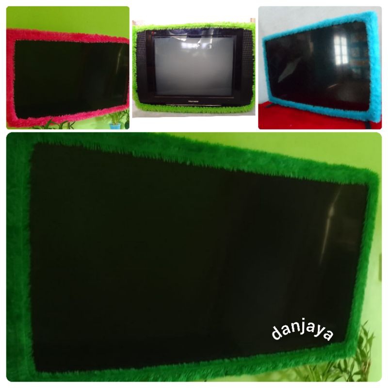 Bando tv LED 43 inch bulu rasfur,Sarung tv led,Aksesoris sarung tv